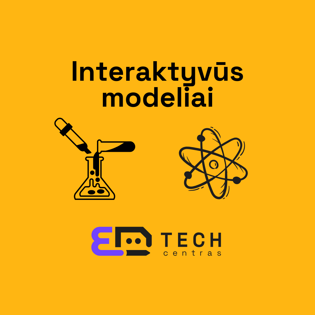 Sukurti interaktyvūs modeliai fizikai ir chemijai